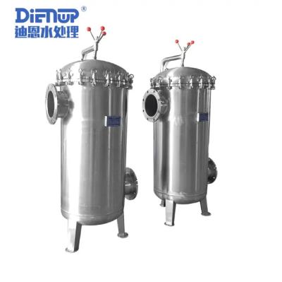 China Chemical water purification application and liquid filtration product plastic high precision pp stainless steel bag filter single housing for sale