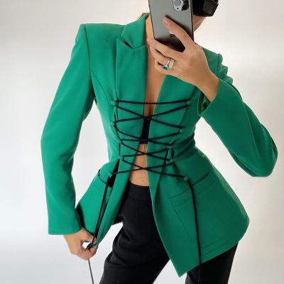 China Autumn Winter New Female Long Sleeve Strap Leisure Fashion Suit Women's Ins Anti-Wrinkle Top for sale