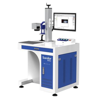 China Desktop 20W 30W 50W Deep Metal Aluminum Fiber Laser Marking Marking Machine for sale