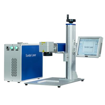 China 2020 Rotary Laser Marking Raycus Laser 20W 30W 50W Metal Fiber Laser Marking Machine for sale