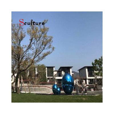 China Outdoor Metal Art Stainless Steel Modern Custom Large Colorful Abstract Ball Sculpture Garden Sculpture for sale