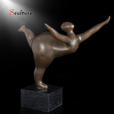 China Famous Dancing Girl Statue Europe Metal Classical Dancer Bronze Statue for sale