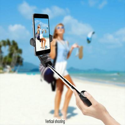 China Digital Camera 3 in 1 Extendable Monopod Selfie Stick Phone Tripod with Blue-tooth Exterior for Smartphone Selfie Stick for sale