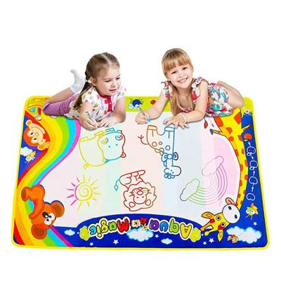 China Children's Party Stress Relief Flat Animals Mat Toys Large Water Doodle Drawing Magic Mat For Kids Babies for sale