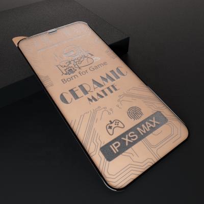 China 2020 hot sale 9H hardness ceramic screen protector pmma matte pmma AG shield glass ceramic film for iPhone Xs Max for sale