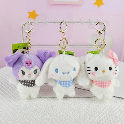 China Wholesale Sanrio Japan Plush Figures Stuffed Plush Toys Kuromi My Melody Key Chain Mini Kawaii Sanrio Kitten Plush for sale