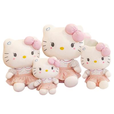 China Home Decoration Hello Kitty Plush Toys Cute KT Cat Dolls Soft Stuffed Doll Hello Kitty Christmas Gifts Kids Adults Birthday for Kids Animal Toys for sale