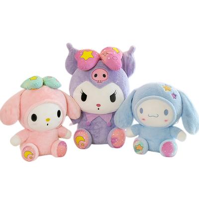 China Cute Fun Sanrio Plush Toy 30cm My KT Melody Kuromi Plush Sanrio Home Decoration Stuffed Custom PP Cotton Plush Sanrio Doll for sale