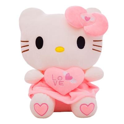 China Wholesale Cute Stuffed Fun Cute Plush Dolls Comfortable Kt Cat Doll Cat Animal Plush Toys Super Cute Hello Kitty Plushie for sale