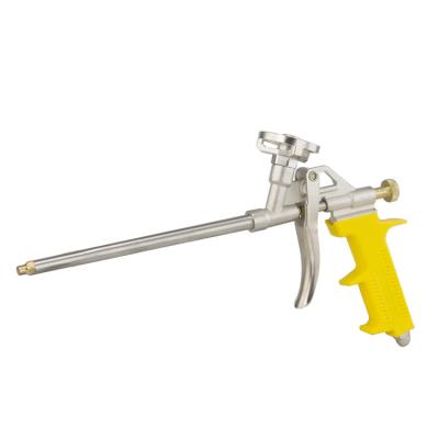 China Hot Sale Labor-saving Anti-Drop Leak Building And Construction Spray PU Foam Polyurethane Foam Gun Zinc Alloy Caulking Gun for sale