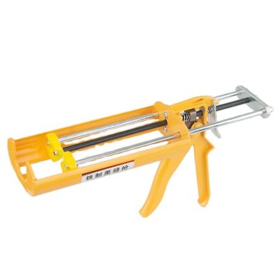 China Air Resistant Yellow Cement 600ml Air Skeleton Caulking Gun Leak Proof Labor Saving Anti-Drop for sale