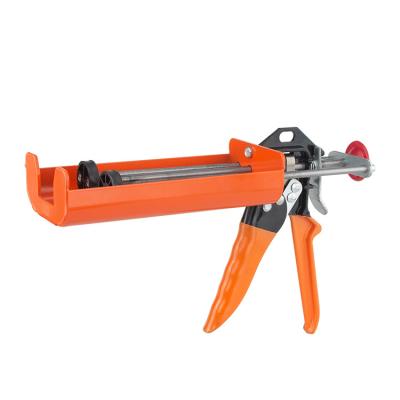 China Double Barrel Caulking Gun For Concrete Glass Glue Crack Repair Caulking Gun BZ-184 for sale