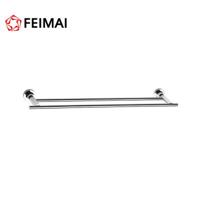 China With Hook New Design Brass Towel Rods Double Towel Rack Towel Rack For Hotel Bathroom for sale