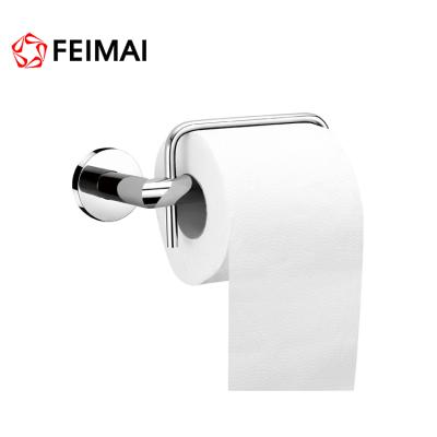 China New Metal Bathroom Hardware Set Hotel Toilet Paper Holder Toilet Paper Roll Tissue Paper Holder for sale