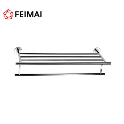 China Heater High Quality Brass Bathroom Accessories New Modern Towel Shelf Towel Racks for sale