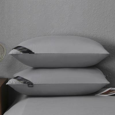 China Amazon Gray Hilton Pillow Hilton Portable Easy Warm Clean Luxurious 5 Star Hotel With Pillow Cover for sale