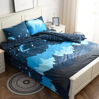 China 3pcs Nondisposable Soft Printed Bedding Set 3d Print Bed Quilt Comforter Cover Pillow Case Bedding Set for sale