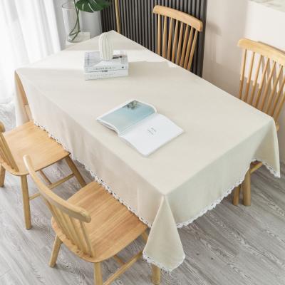 China Stretch Plain Tablecloth Table Cover Party Wedding Linen Table Cloth For Home Decoration for sale