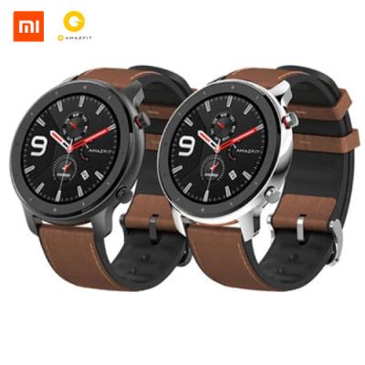 China Wifi Mode Water Resistant 5 Mode Atmo 47mm Aluminum Alloy Huami Amazfit Smart Watch GTR With 12 Sports Modes for sale