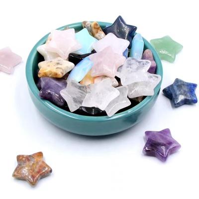 China Europe Carved Crystal Stars of David Wholesale Crystal Star Stone Healing Shape Crystals for sale