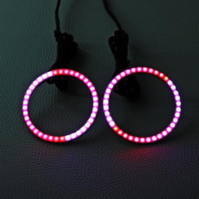 China Turn Signal 2012 White Gel Coating 100mm Led Lamp Auto Milky Hunting Halo Ring Lighting for sale