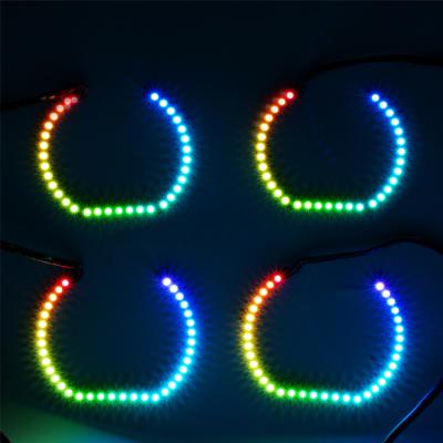 China Baead RGB mutli color halo ring LED angel eyes light for F30 headlight B-U105U120R for sale