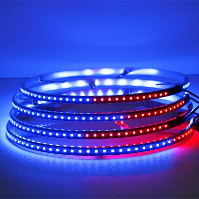 China Blue Vehicle Factory Supply Car Accessories Tooth Control 17 Inch Chasing Flow Led Wheel Ring Kits for sale