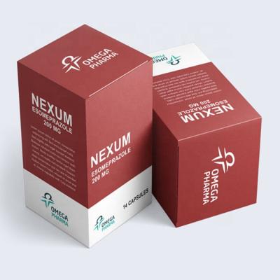 China Disposable custom printing packaging paper box for nutraceutical supplement product and pharmaceutical medical bottle for sale