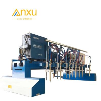 China Factory Steel Structure Production Line Automatic CNC Plate Strip Plasma Flame Cutting Machine for sale