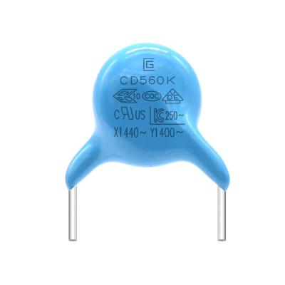 China O capacitor feito sob encomenda 560K 400VAC da segurança Y1 suporta altamente a tensão à venda