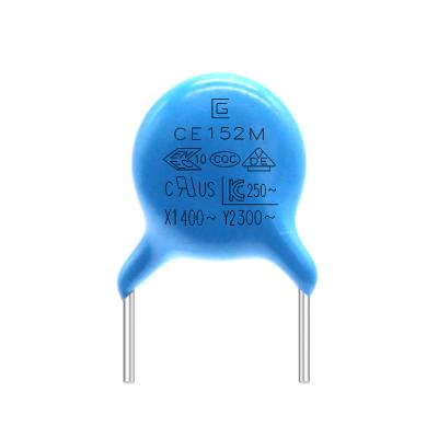 China Capacitor cerâmico pequeno 152M 300VAC da vida útil longa para o acoplamento da antena/circuito de desvio à venda