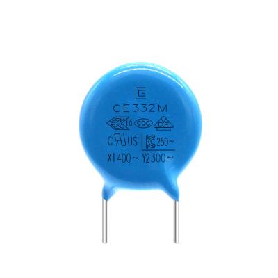 China Segurança 332M Capacitor Good Stability de pequenas perdas para a carga de C.A. de alta frequência à venda