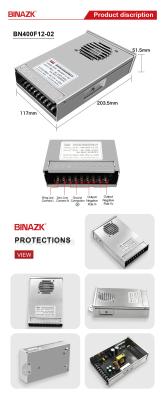 China Outdoor Rainproof Switching Power Supply 12V 400w Led High Performance zu verkaufen