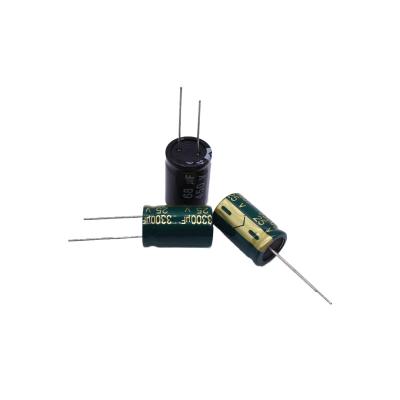 China Capacitor eletrolítico de alumínio de resistência para dispositivos eletrónicos 25V3300UF à venda