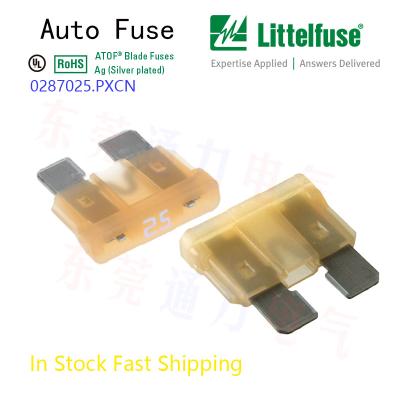 China Littelfuse 25 Amp Gree Blade Car Fuse 32V Dc  Mfr. Part No 02870030.PXCN zu verkaufen