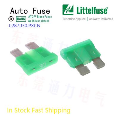 中国 Mini Littelfuse 40A Red Auto Blade Fuse 32V Dc  Mfr. Part No 02870040.PXCN 販売のため