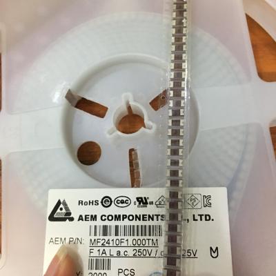 China AEM Components Surface mount fuse MF2410F1.000TM for sale