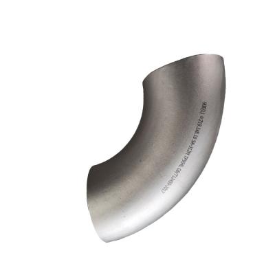 China SUS304 316 Stainless Steel Fittings BW LR Radius 90 Seamless Butt Weld SCH10 SCH40 SS Degree Long Elbow for sale