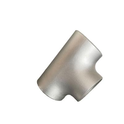 China High Quality Stainless Steel Carbon Steel Equal Pipe Fitting Seamless Butt Weld Tee Sch40 And Best Of Fittings / Straight Tee for sale