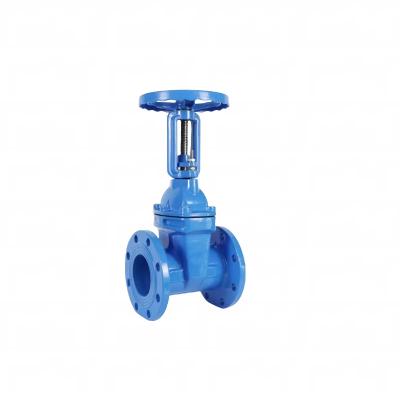 China Ductile cast iron soft seal open rod gate valve  Pipe drainage/water intake for sale