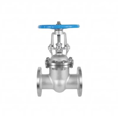 China Stainless steel flange gate valve    High temperature steam gate valve for sale