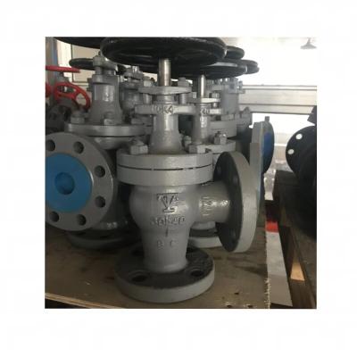 China JIS F7375 Marine Cast Iron Globe Check Valve 10K for sale