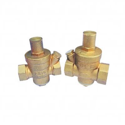 China High Temperature Adjustable Pressure Brass Water Pressure Reducing Regulator Valve for Water for sale