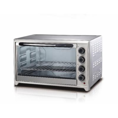 China Commercial Household Three Deck Countertop Pizza Snack Oven Electric 3 Layer Stainless Steel Stone 85L Electric Oven for sale