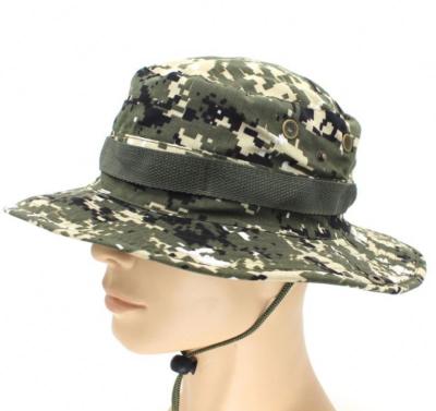 China Multicam Custom Army Rope Neck Bucket Hat Image Boonie Tactical Logo Uv Protection Outdoor Headwear Military Sports for sale