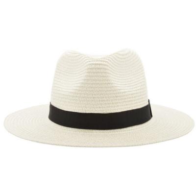 China Picture Wide Brim Panama Hats Men Headsize 56-58cm Promotion Wholesale Custom Headsize 58-60cm Fedora Summer Straw Hat for sale