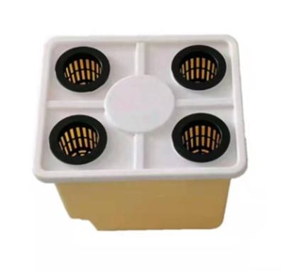 China Plastic Hydroponic Dutch Flower Bucket System for Growing Tomato, Pepper and Cucumber for sale