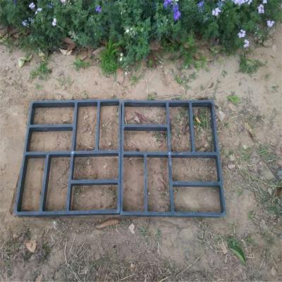 China Modern plastic paver mold for making your garden kurb stone concrete brick pavers and tiles for sale