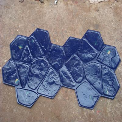 China decorative garden paver mold recycled para concreto estampado pu concrete floor stamping mold paving patterns made in china for sale