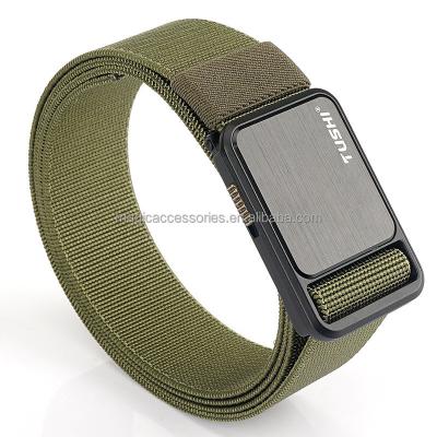 China 2022 New Nylon Outdoor Safety Belt Adjustable Quick Release Buckle Webbing Belt for sale